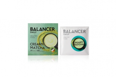 BALANCER DAILY Коктейль со вкусом Сливочный матча, 10 саше